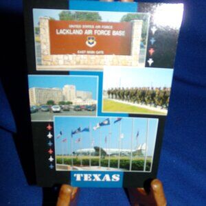 Vintage Lackland Air Force Base Postcard - San Antonio Texas